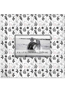 Chicago White Sox Floral Pattern Picture Frame