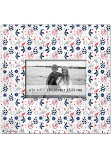 New York Yankees Floral Pattern Picture Frame