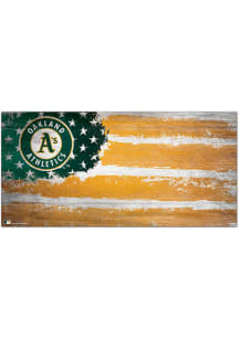 Oakland Athletics Flag 6x12 Sign