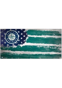 Seattle Mariners Flag 6x12 Sign