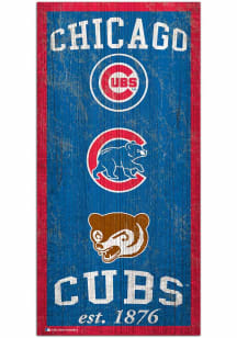 Chicago Cubs Heritage 6x12 Sign