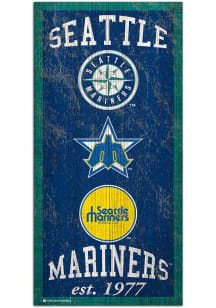 Seattle Mariners Heritage 6x12 Sign