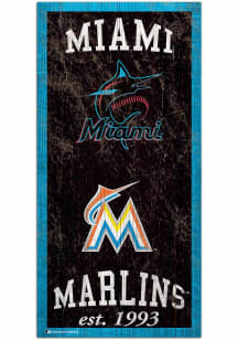 Miami Marlins Heritage 6x12 Sign