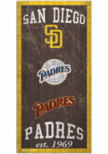 San Diego Padres Heritage 6x12 Sign