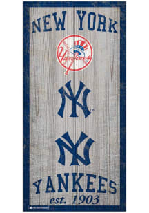 New York Yankees Heritage 6x12 Sign