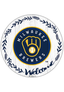 Milwaukee Brewers Welcome Circle Sign