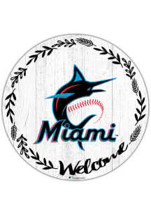 Miami Marlins Welcome Circle Sign