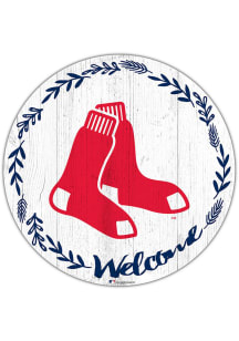 Boston Red Sox Welcome Circle Sign