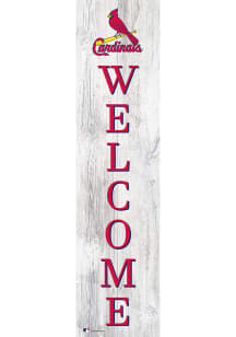St Louis Cardinals 48 Inch Welcome Leaner Sign