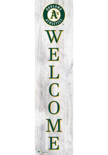 Oakland Athletics 24 Inch Welcome Leaner Sign