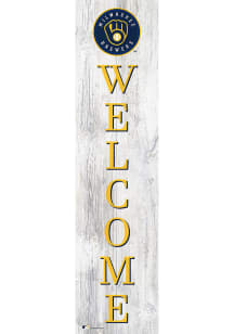 Milwaukee Brewers 24 Inch Welcome Leaner Sign