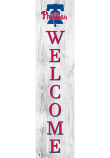 Philadelphia Phillies 24 Inch Welcome Leaner Sign