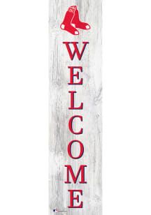 Boston Red Sox 24 Inch Welcome Leaner Sign