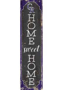 Colorado Rockies 24 Inch Home Sweet Home Leaner Sign