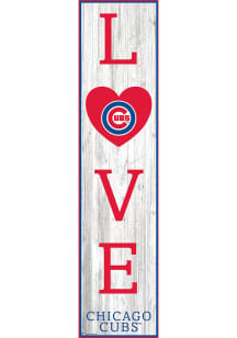 Chicago Cubs 48 Inch Love Leaner Sign