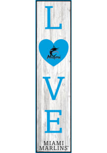 Miami Marlins 48 Inch Love Leaner Sign