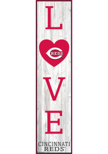 Cincinnati Reds 48 Inch Love Leaner Sign