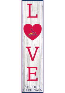St Louis Cardinals 24 Inch Love Leaner Sign