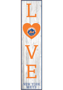 New York Mets 24 Inch Love Leaner Sign