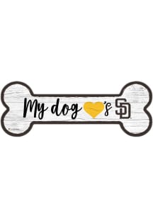 San Diego Padres Dog Bone 6x12 Sign