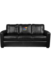 Kansas Jayhawks Faux Leather Sofa