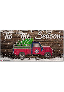 Washington Nationals Tis the Season 6x12 Sign - Red