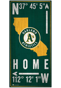 Oakland Athletics Coordinate Sign