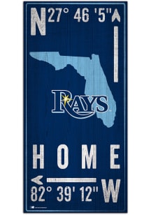 Tampa Bay Rays Coordinate Sign