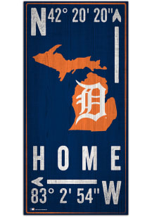 Detroit Tigers Coordinate Sign