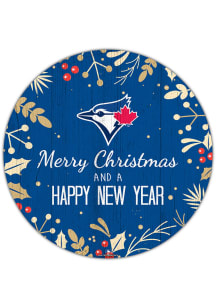 Toronto Blue Jays Merry Christmas and New Year Circle Sign