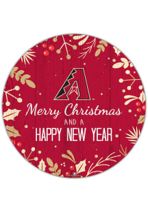 Arizona Diamondbacks Merry Christmas and New Year Circle Sign