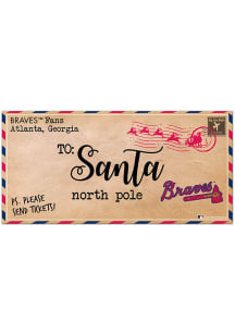 Atlanta Braves To Santa Sign