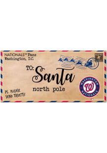 Washington Nationals To Santa Sign