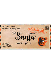 Baltimore Orioles To Santa Sign