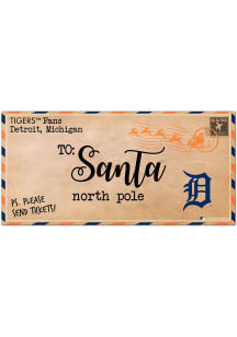 Detroit Tigers To Santa Sign