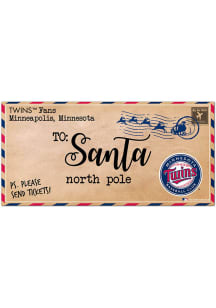 Minnesota Twins To Santa Sign
