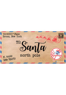 New York Yankees To Santa Sign