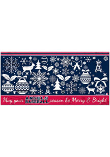 Los Angeles Angels Merry and Bright Sign