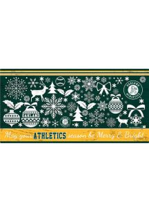 Oakland Athletics Merry and Bright Sign