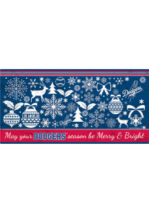 Los Angeles Dodgers Merry and Bright Sign
