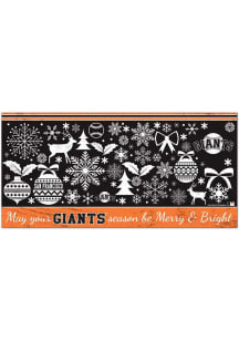San Francisco Giants Merry and Bright Sign
