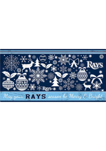Tampa Bay Rays Merry and Bright Sign