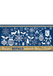 Kansas City Royals Merry and Bright Sign