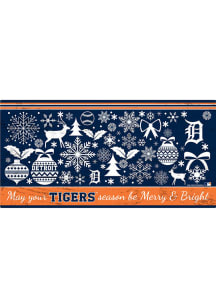 Detroit Tigers Merry and Bright Sign