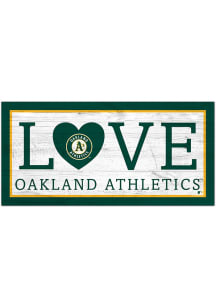 Oakland Athletics Love 6x12 Sign