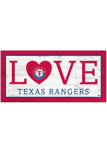 Texas Rangers Love 6x12 Sign