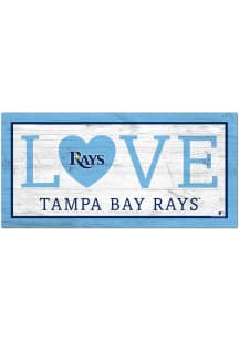 Tampa Bay Rays Love 6x12 Sign
