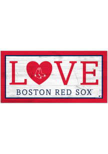 Boston Red Sox Love 6x12 Sign