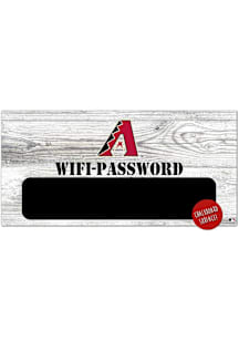 Arizona Diamondbacks Wifi Password 6x12 Sign - Red