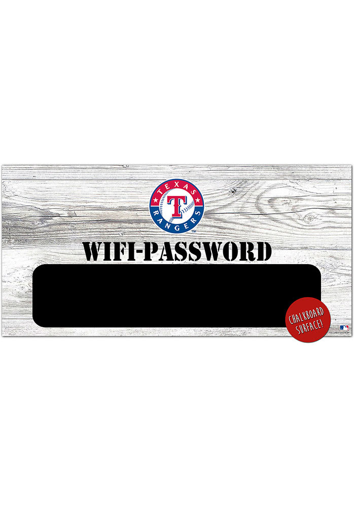 Texas Rangers Wifi Password 6x12 Sign – Fan Creations GA